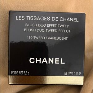 CHANEL Les Tissages Blush Duo in Black